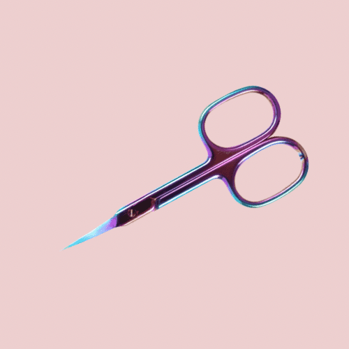 ciseaux holographique — Onglerie WAOWW Cosmétique Martinique